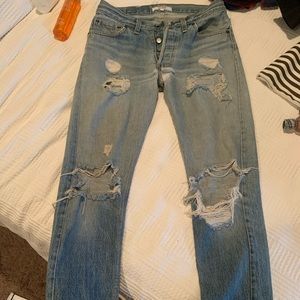 re/done jeans size 25 distressed